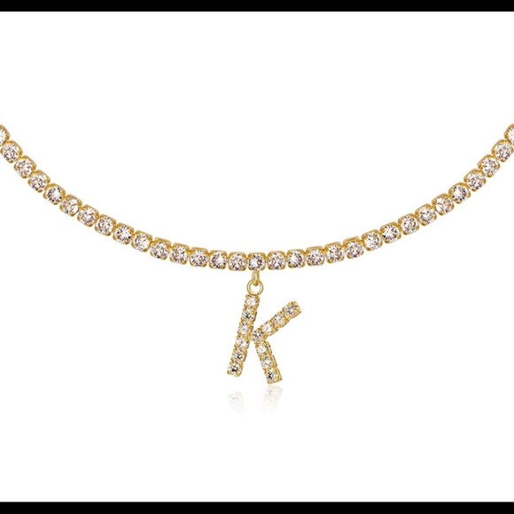 ✨Kaina 14k Gold Plated Initial Choker✨ - Picture 14 of 16